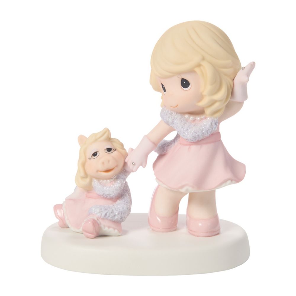 Miss Piggy and Girl ''Our Friendship is Fabulous'' Figure by Precious Moments &ndash; The Muppets