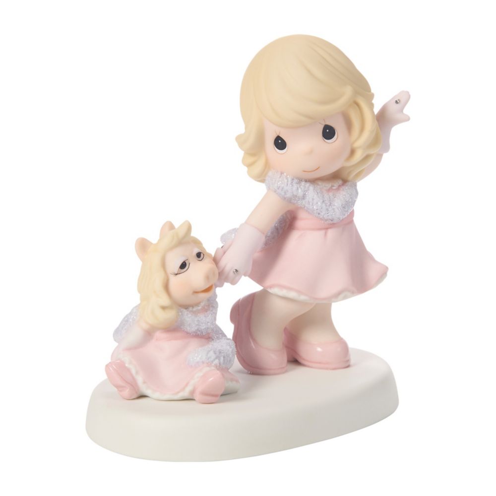Miss Piggy and Girl ''Our Friendship is Fabulous'' Figure by Precious Moments &ndash; The Muppets