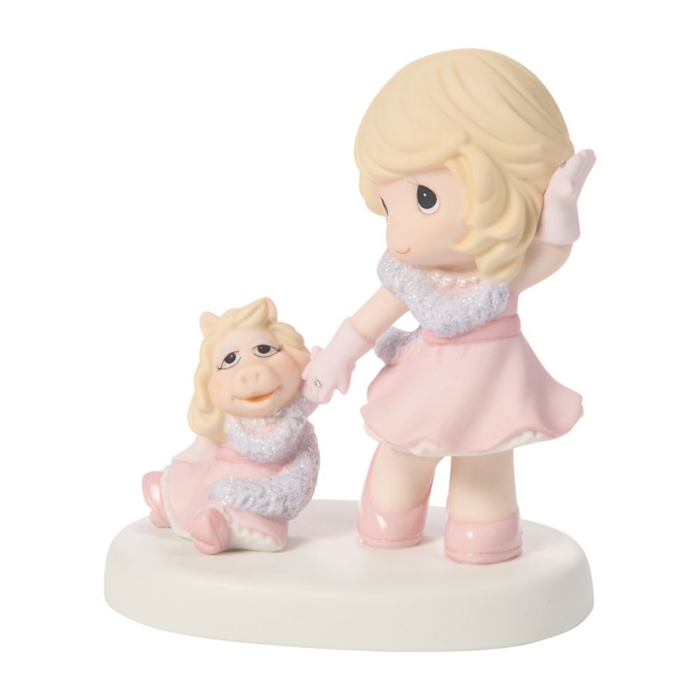 Miss Piggy and Girl ''Our Friendship is Fabulous'' Figure by Precious Moments &ndash; The Muppets