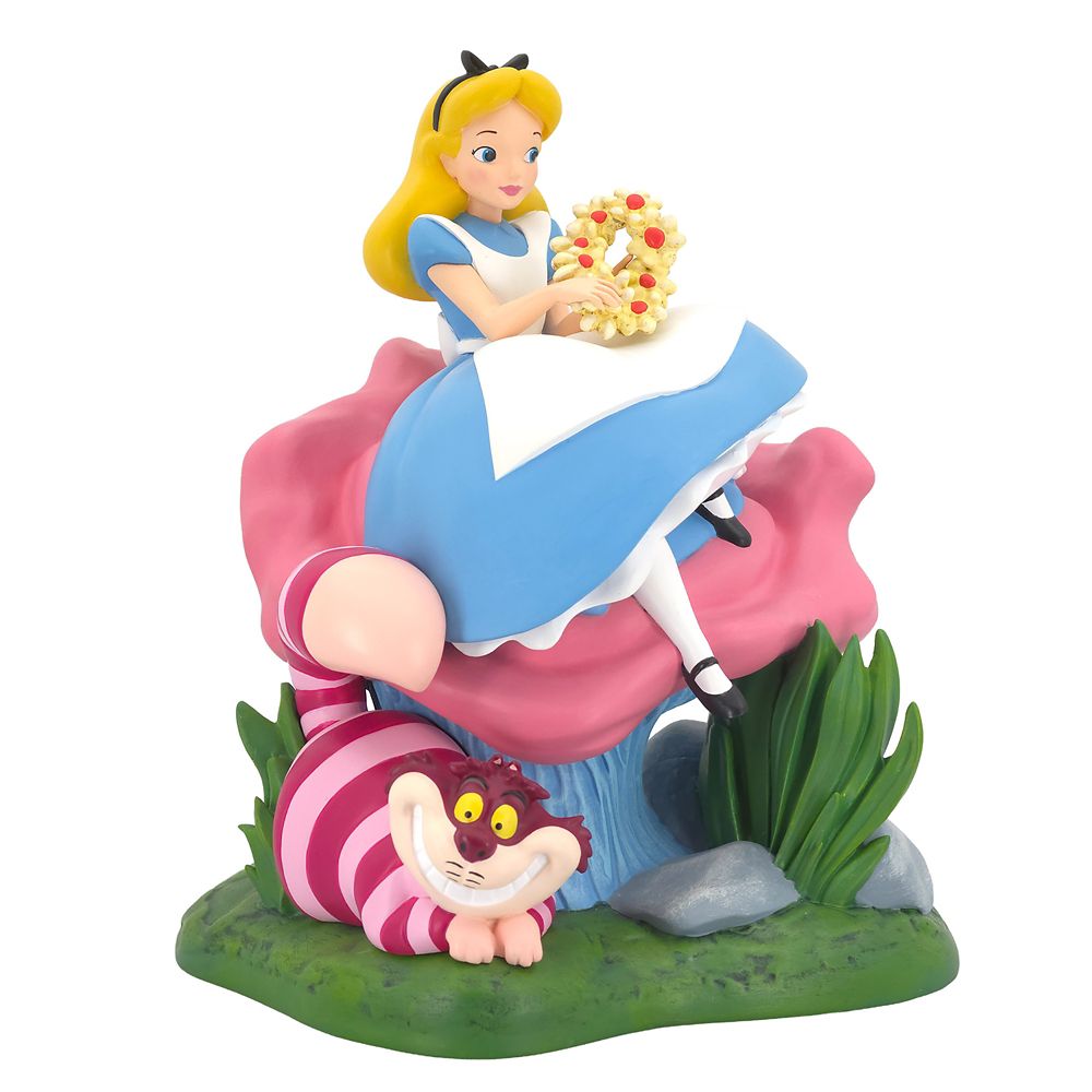 Alice and Cheshire Cat Figure by Enesco &ndash; Alice in Wonderland 75th Anniversary