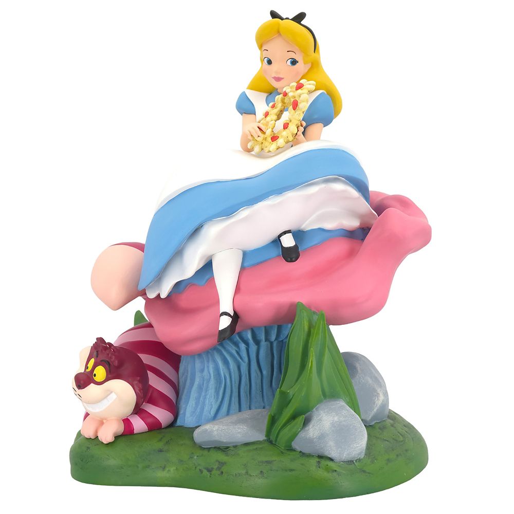 Alice and Cheshire Cat Figure by Enesco &ndash; Alice in Wonderland 75th Anniversary