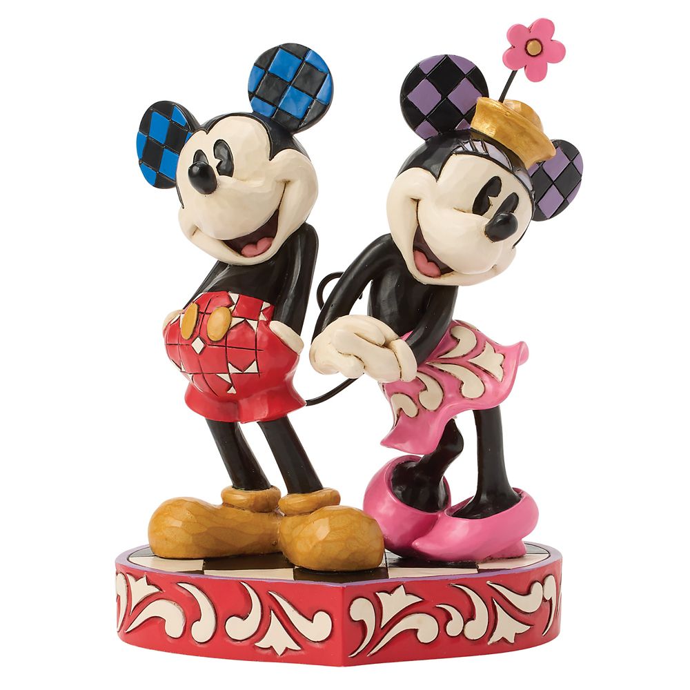 Mickey and Minnie Mouse ''Tails of True Love'' Figure by Jim Shore