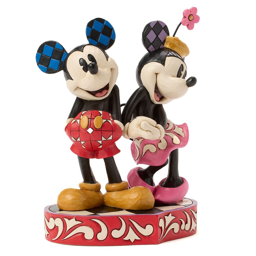 Mickey and Minnie Mouse ''Tails of True Love'' Figure by Jim Shore