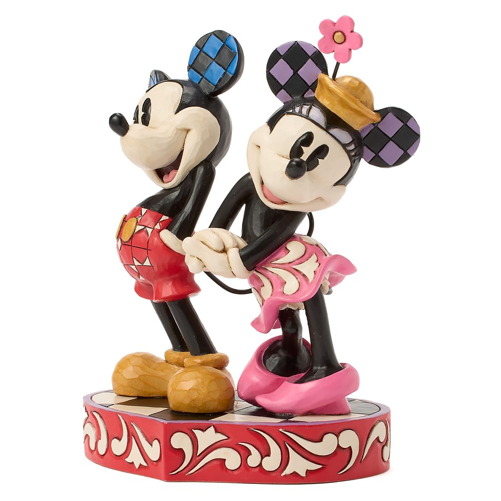 Mickey and Minnie Mouse ''Tails of True Love'' Figure by Jim Shore