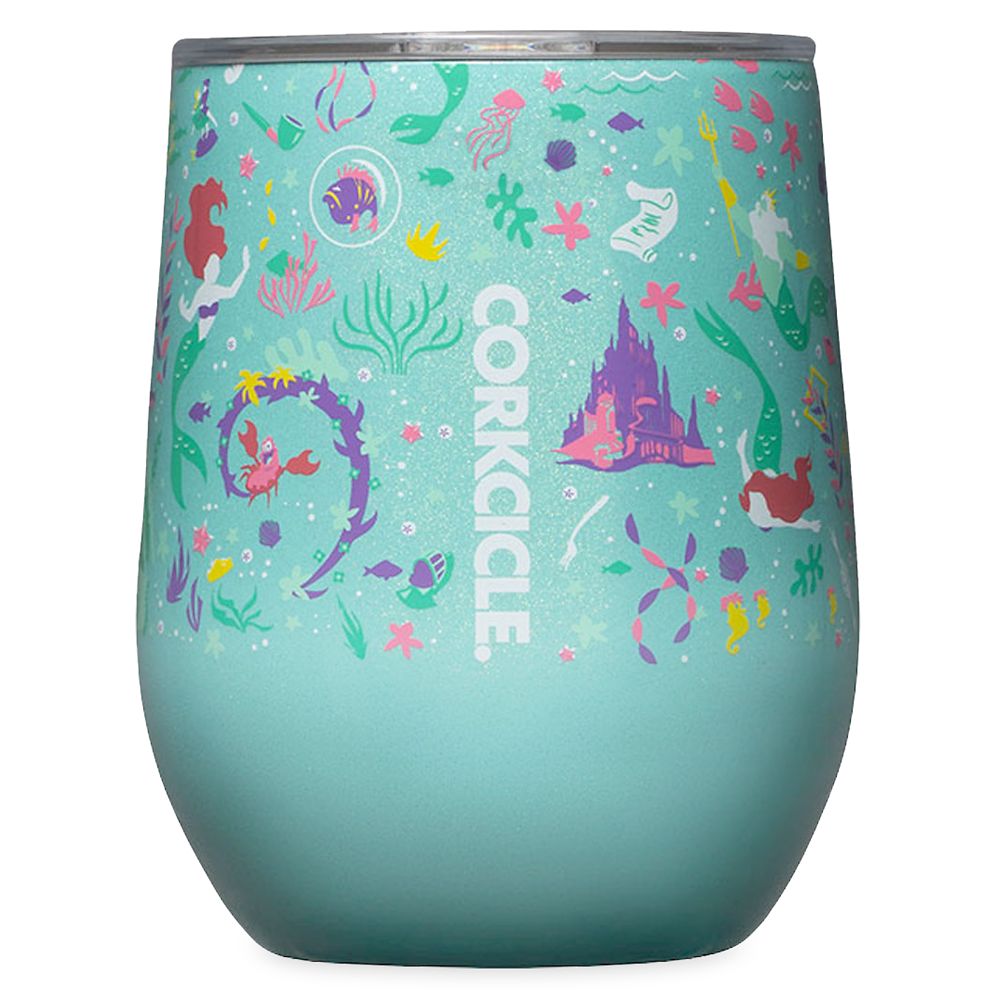 The Little Mermaid Stainless Steel Stemless Cup by Corkcicle Disney Store
