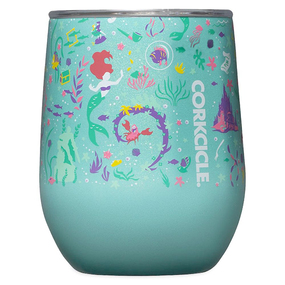 The Little Mermaid Stainless Steel Stemless Cup by Corkcicle Disney Store