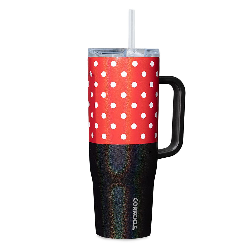 Minnie Mouse Polka Dot Stainless Steel Cruiser Cup with Straw by Corkcicle