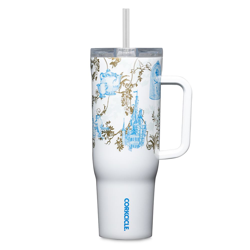 Belle Stainless Steel Cruiser Cup with Straw by Corkcicle – Beauty and the Beast