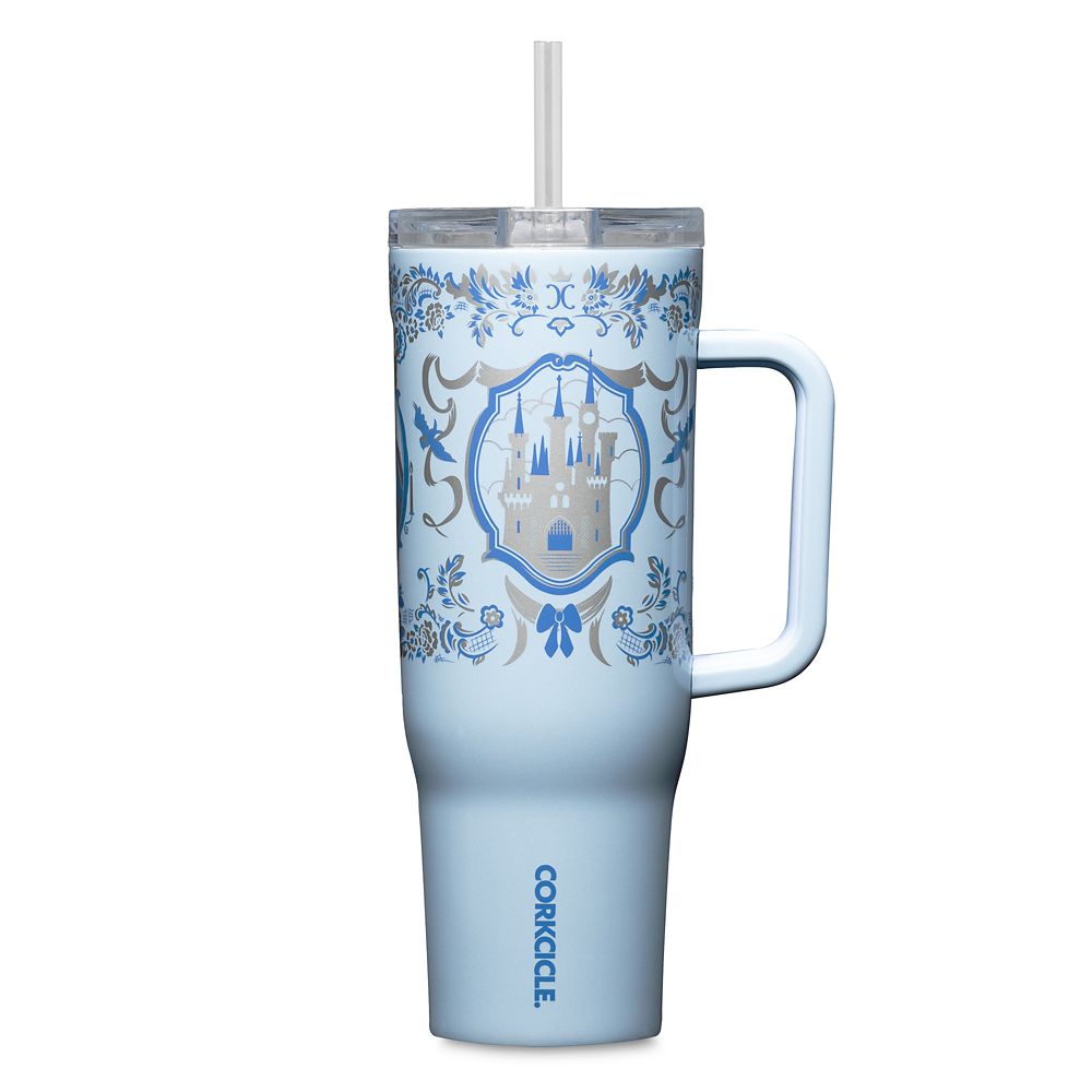Cinderella Stainless Steel Cruiser Cup with Straw by Corkcicle Official shopDisney