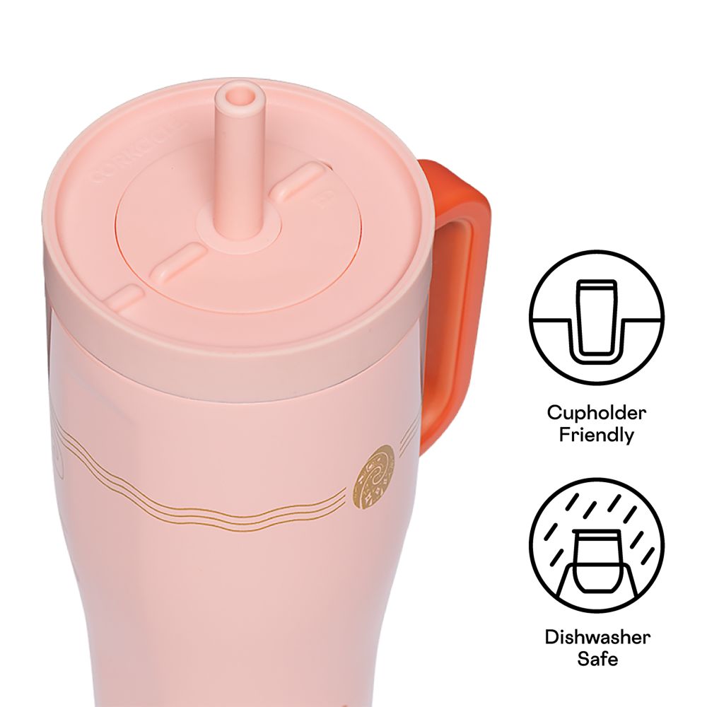 Moana Stainless Steel Cruiser Cup with Straw by Corkcicle - Disney Princess