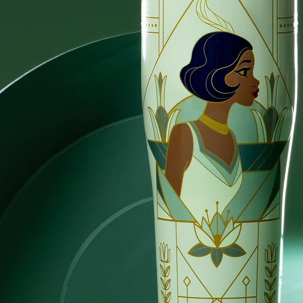 Tiana Stainless Steel Cruiser Cup with Straw by Corkcicle - Disney Princess