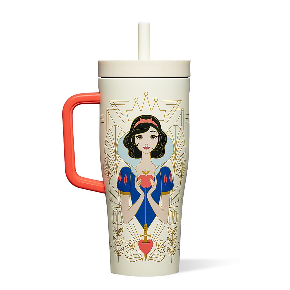 Snow White Stainless Steel Cruiser Cup with Straw by Corkcicle  Disney Princess