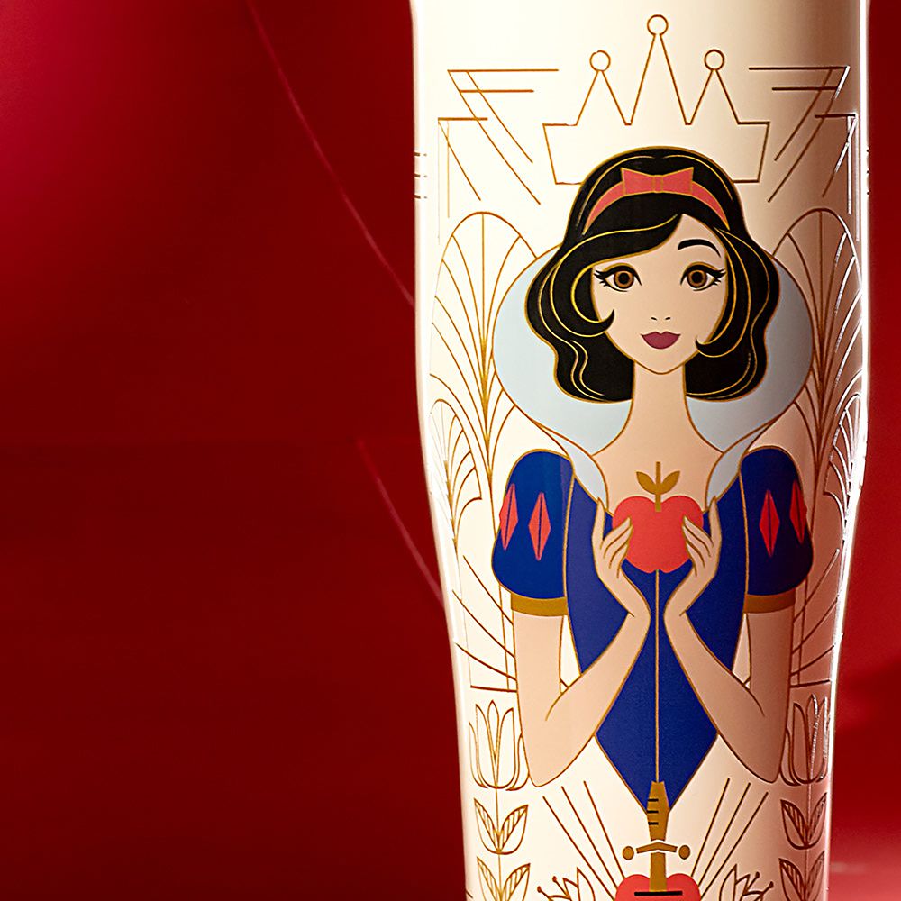 Snow White Stainless Steel Cruiser Cup with Straw by Corkcicle &ndash; Disney Princess
