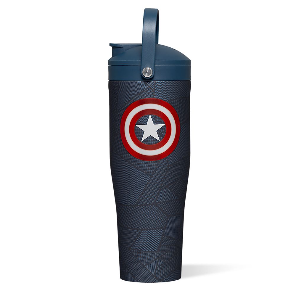 Captain America Stainless Steel Protein Shaker by Corkcicle Official shopDisney