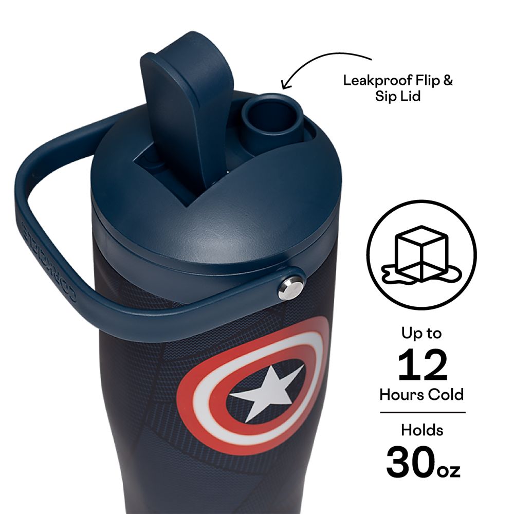 Captain America Stainless Steel Protein Shaker by Corkcicle