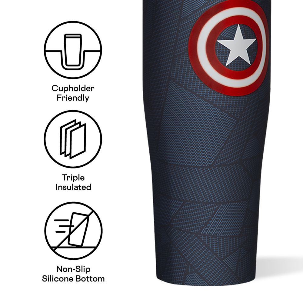 Captain America Stainless Steel Protein Shaker by Corkcicle