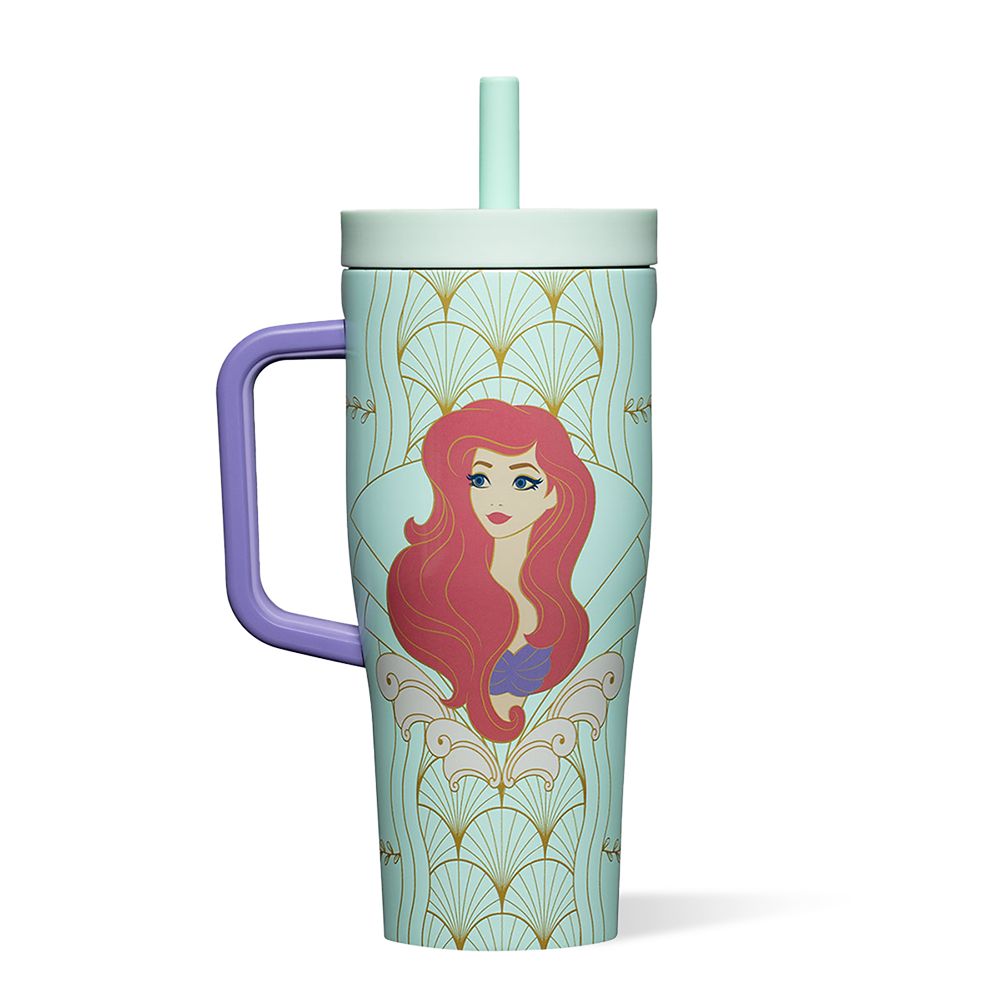 Ariel  Stainless Steel Cruiser Cup with Straw by Corkcicle – The Little Mermaid