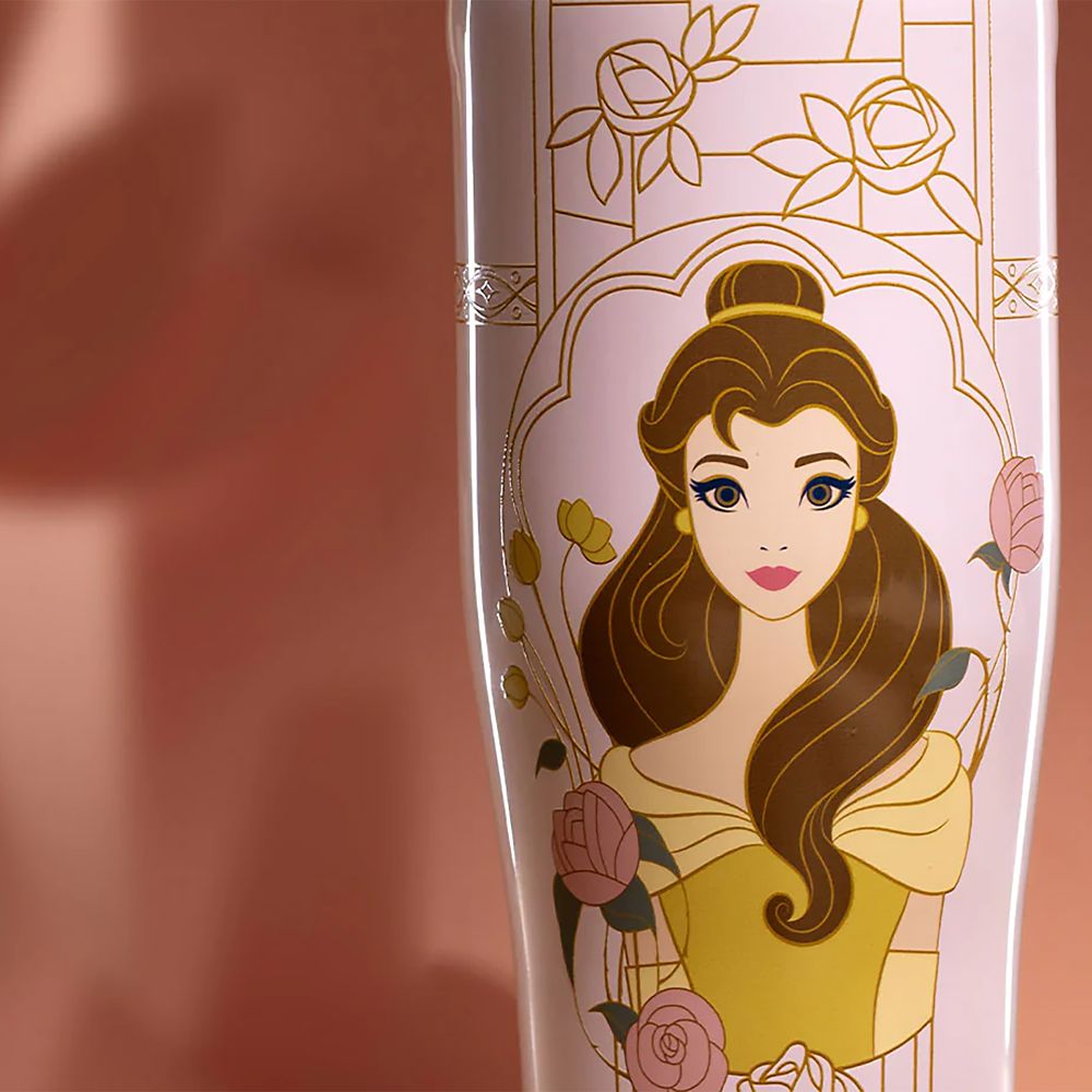 Belle Stainless Steel Cruiser Cup with Straw by Corkcicle  &ndash; Beauty and the Beast