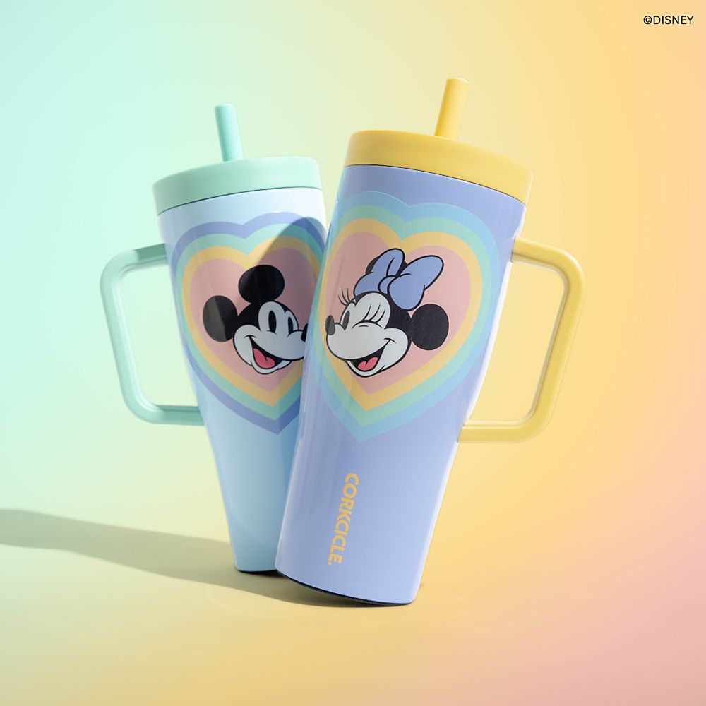 Mickey Mouse Stainless Steel 20 oz. Cruiser Cup with Straw by Corkcicle
