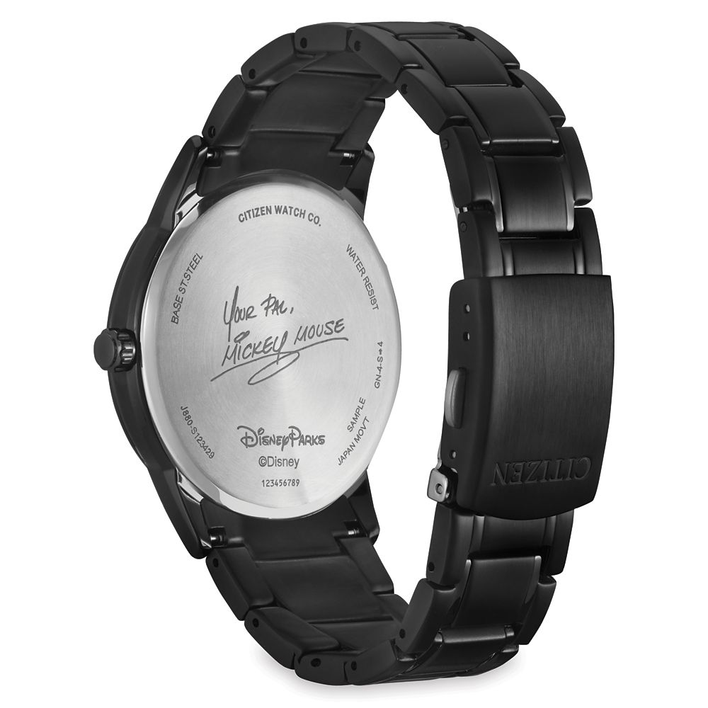 Mickey Mouse Stainless Steel Eco-Drive Watch for Adults by Citizen