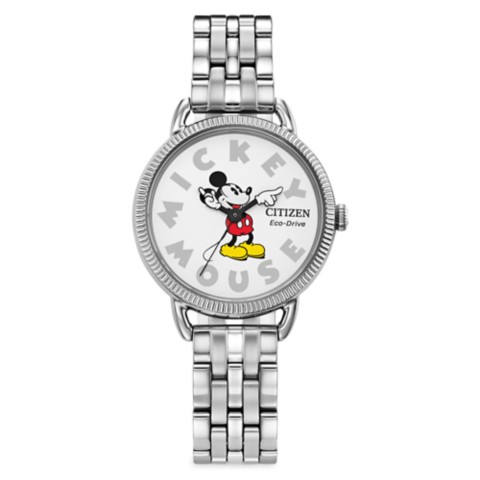 Citizen Mickey Mouse Stainless Steel Eco-Drive Watch for Women by