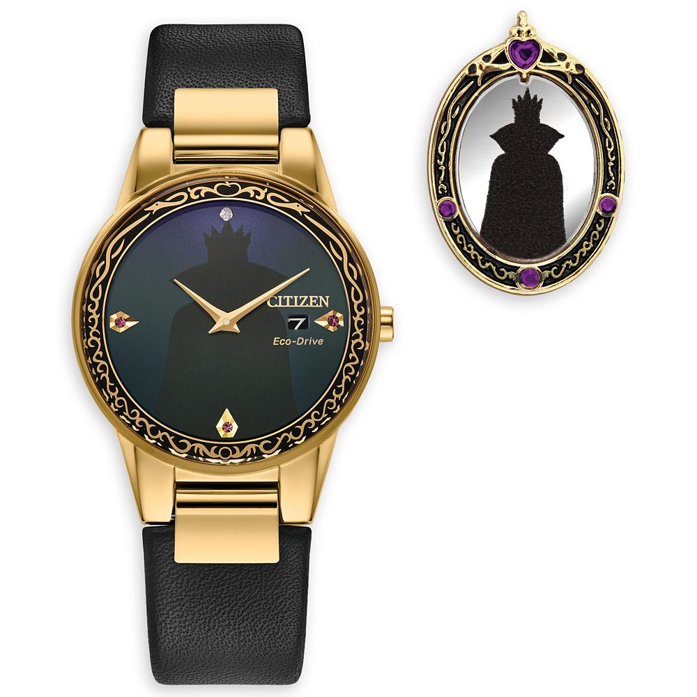 Evil Queen Watch with Pin Set for Women by Citizen - Snow White and the Seven Dwarfs