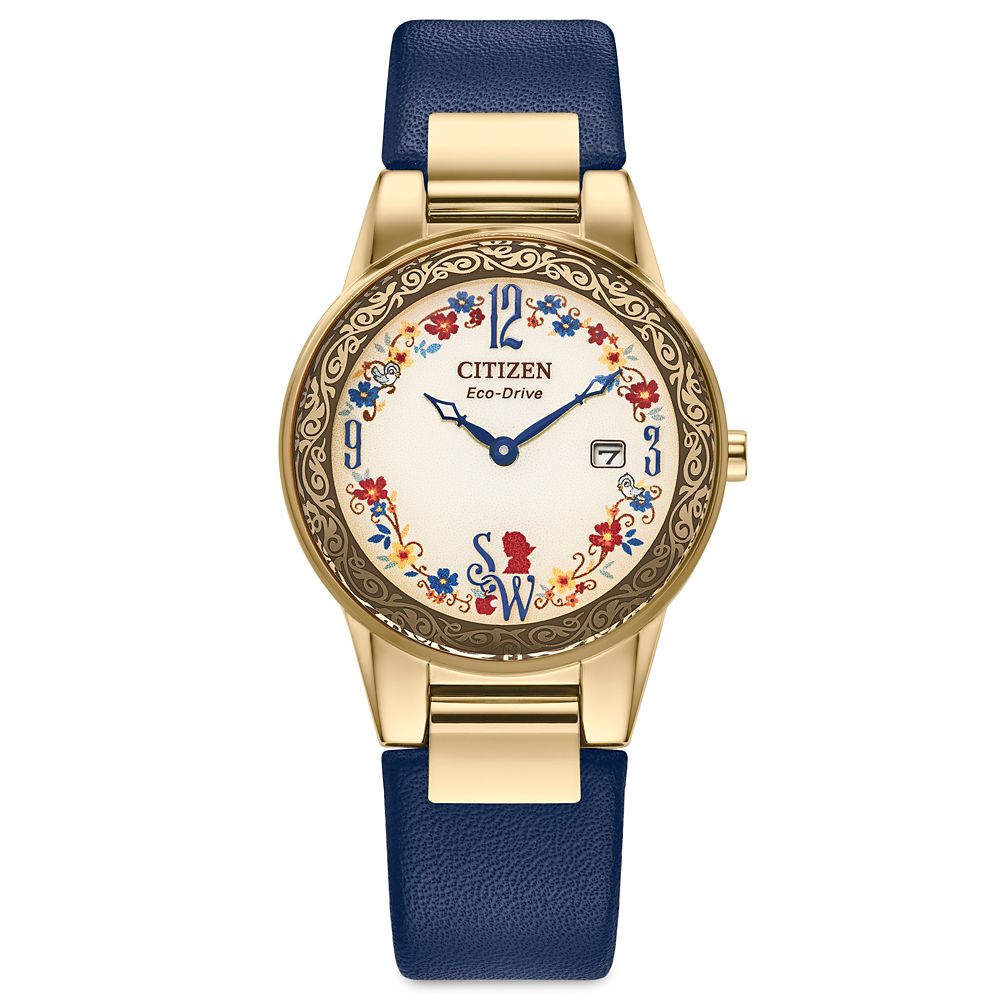 Snow White Watch with Pin Set for Women by Citizen