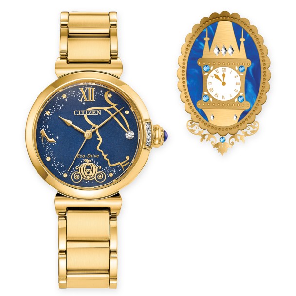 Cinderella 75th Anniversary Watch and Pin Set by Citizen Cinderella 75th Anniversary Watch and Pin Set by Citizen