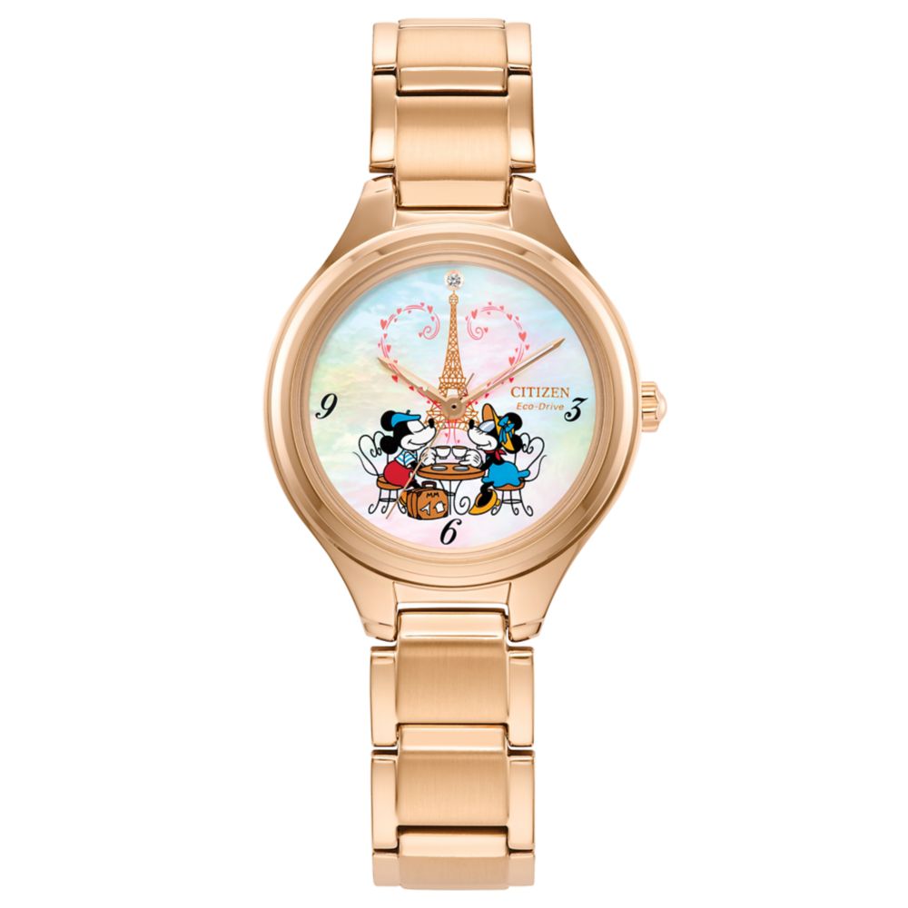 Mickey and Minnie Mouse in Paris Watch by Citizen Official shopDisney