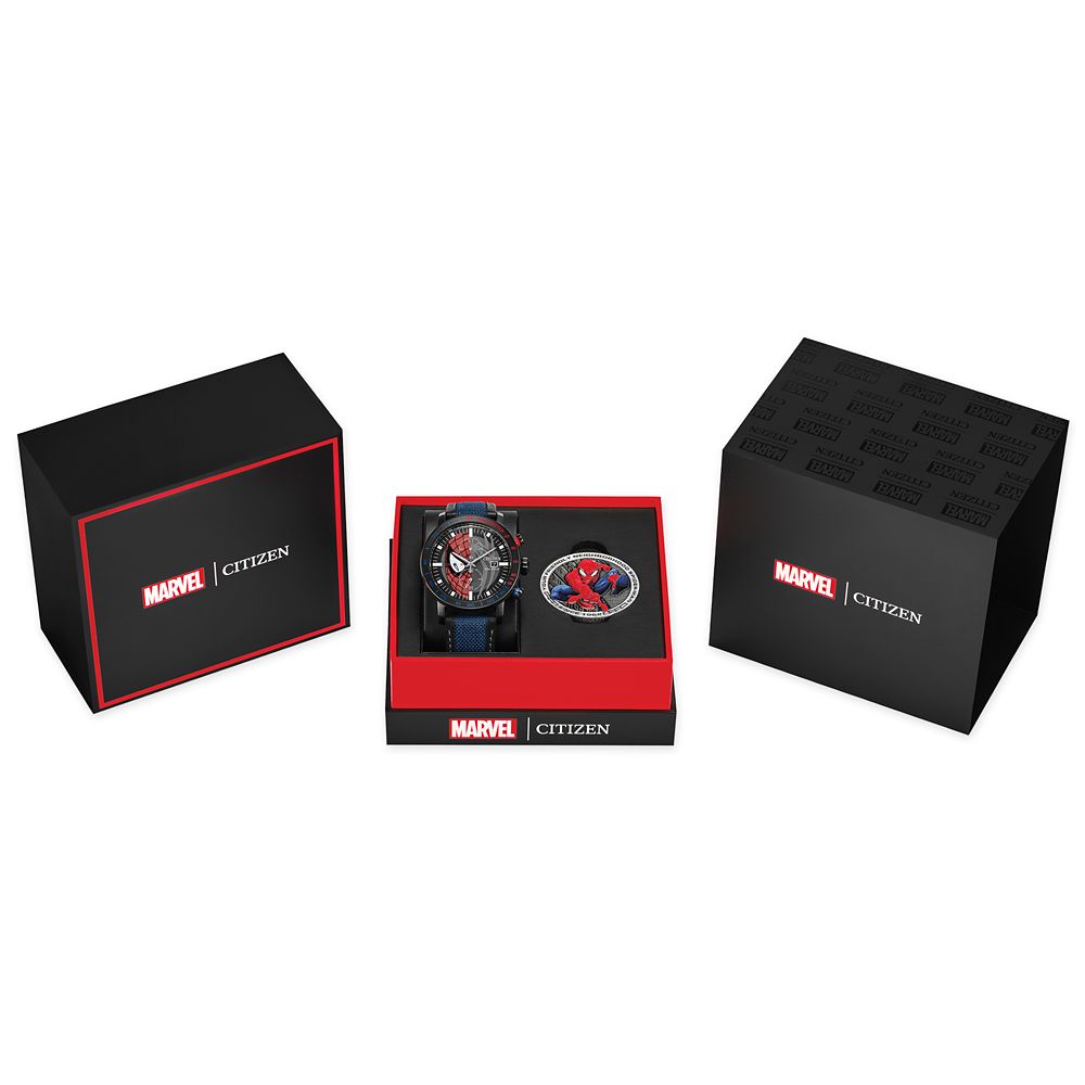 Spider-Man Watch and Coin Set for Adults by Citizen
