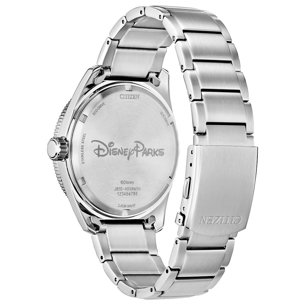 Mickey Mouse Golf Stainless Steel Eco-Drive Watch for Adults by Citizen