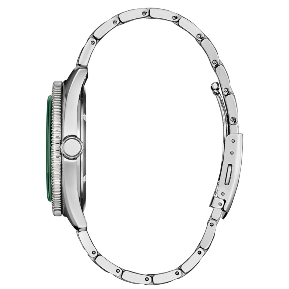 Mickey Mouse Golf Stainless Steel Eco-Drive Watch for Adults by Citizen