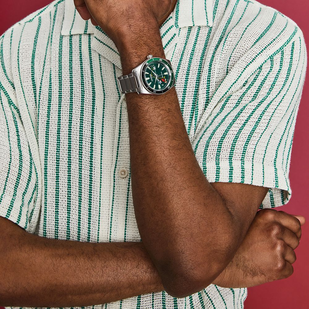 Mickey Mouse Golf Stainless Steel Eco-Drive Watch for Adults by Citizen