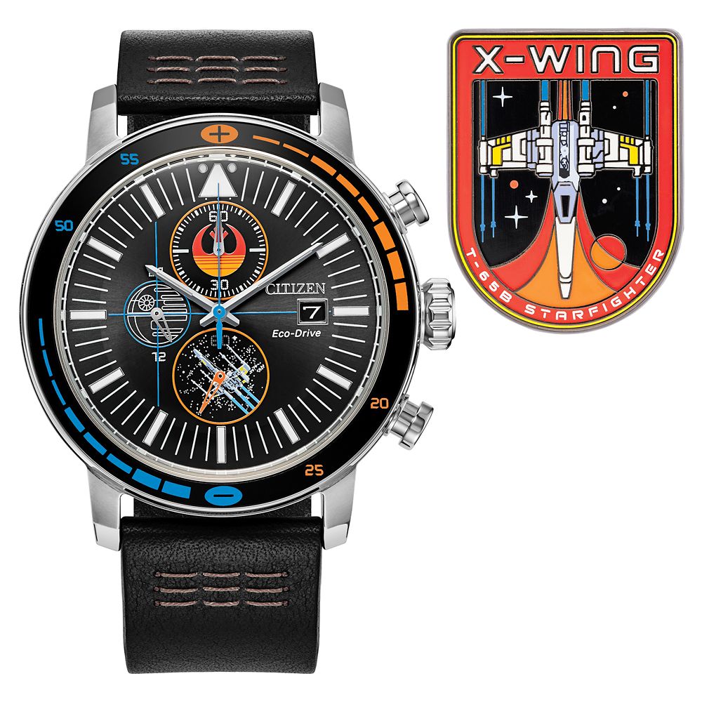 Rebel Pilot Watch and Pin Set for Adults by Citizen &ndash; Star Wars: A New Hope