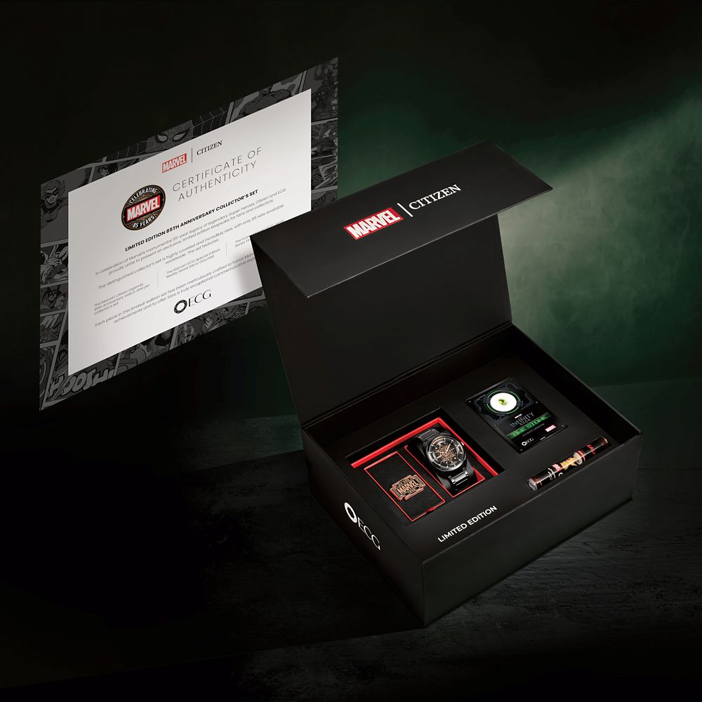 Marvel 85th Anniversary Watch Collector's Set by Citizen and ECG - Limited Edition