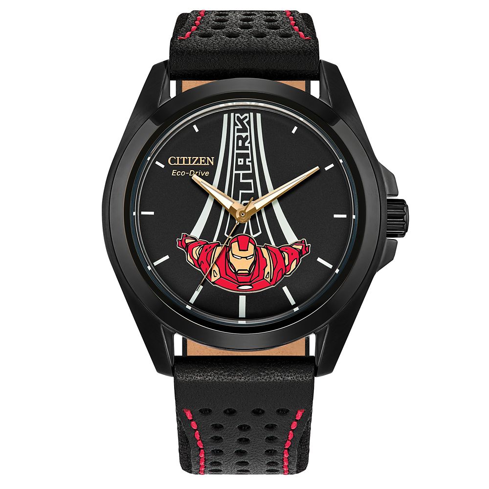 Iron Man Watch for Adults with Pin Set by Citizen