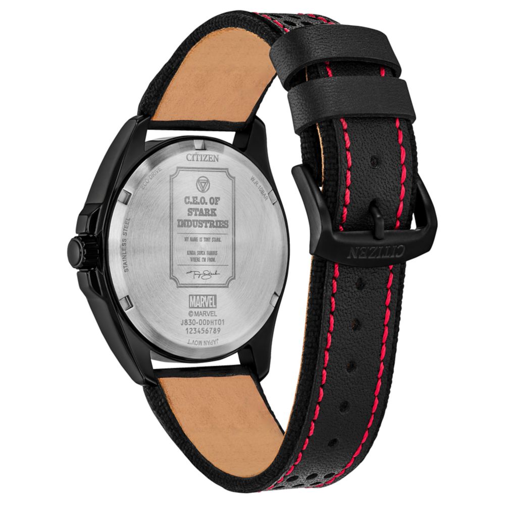 Iron Man Watch for Adults with Pin Set by Citizen