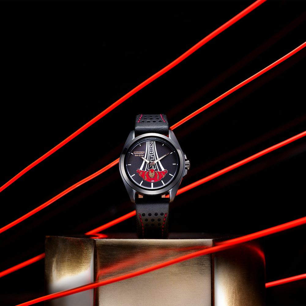 Iron Man Watch for Adults with Pin Set by Citizen