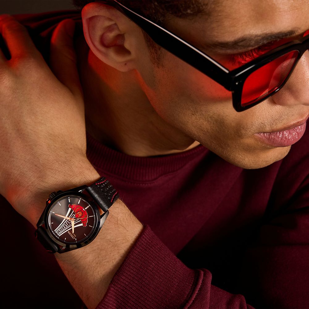 Iron Man Watch for Adults with Pin Set by Citizen