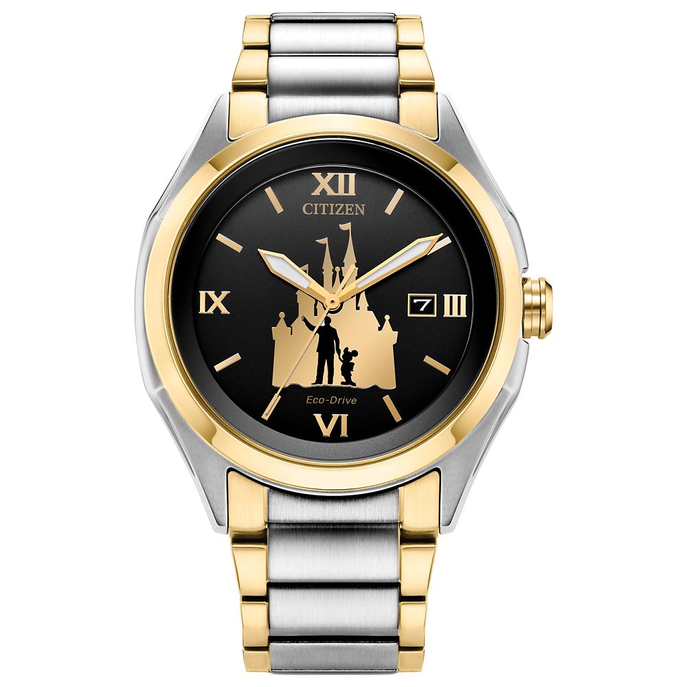 Walt Disney and Mickey Mouse ''Partners'' with Fantasyland Castle Watch by Citizen