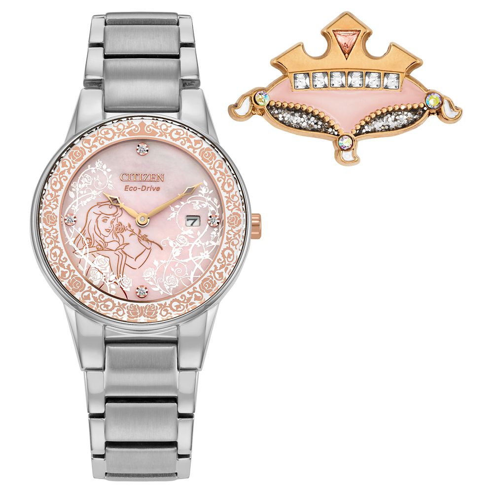 Aurora Watch and Pin Set by Citizen &ndash; Sleeping Beauty