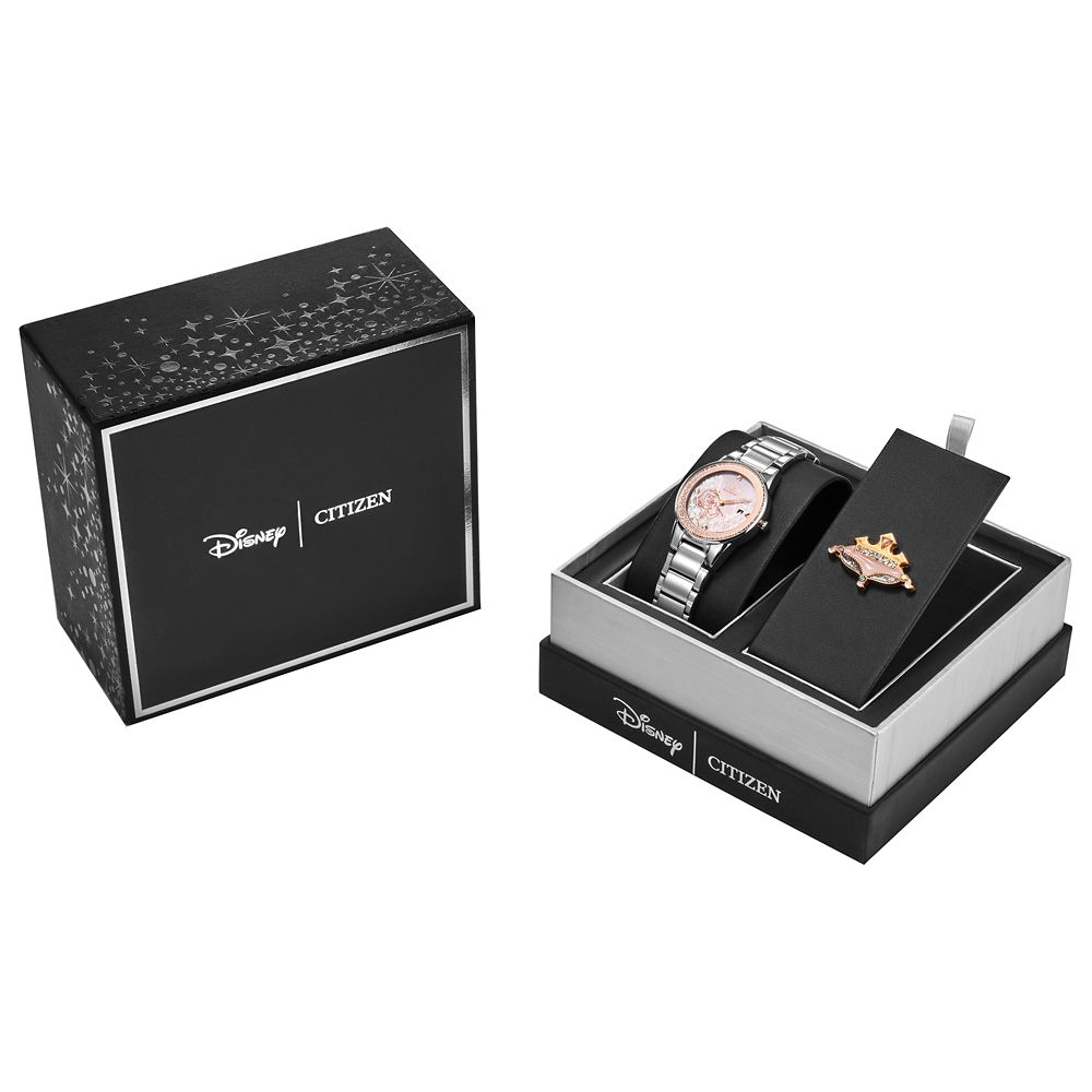 Aurora Watch and Pin Set by Citizen &ndash; Sleeping Beauty