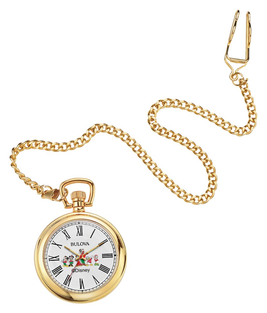 Mickey Mouse and Friends Holiday Pocket Watch by Bulova Disney Store Exclusive