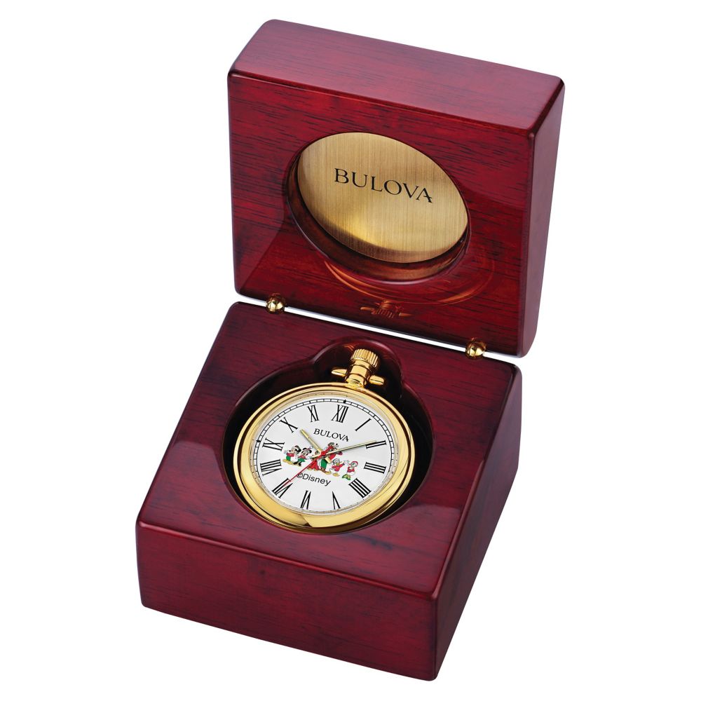 Mickey Mouse and Friends Holiday Pocket Watch by Bulova &ndash; Disney Store Exclusive