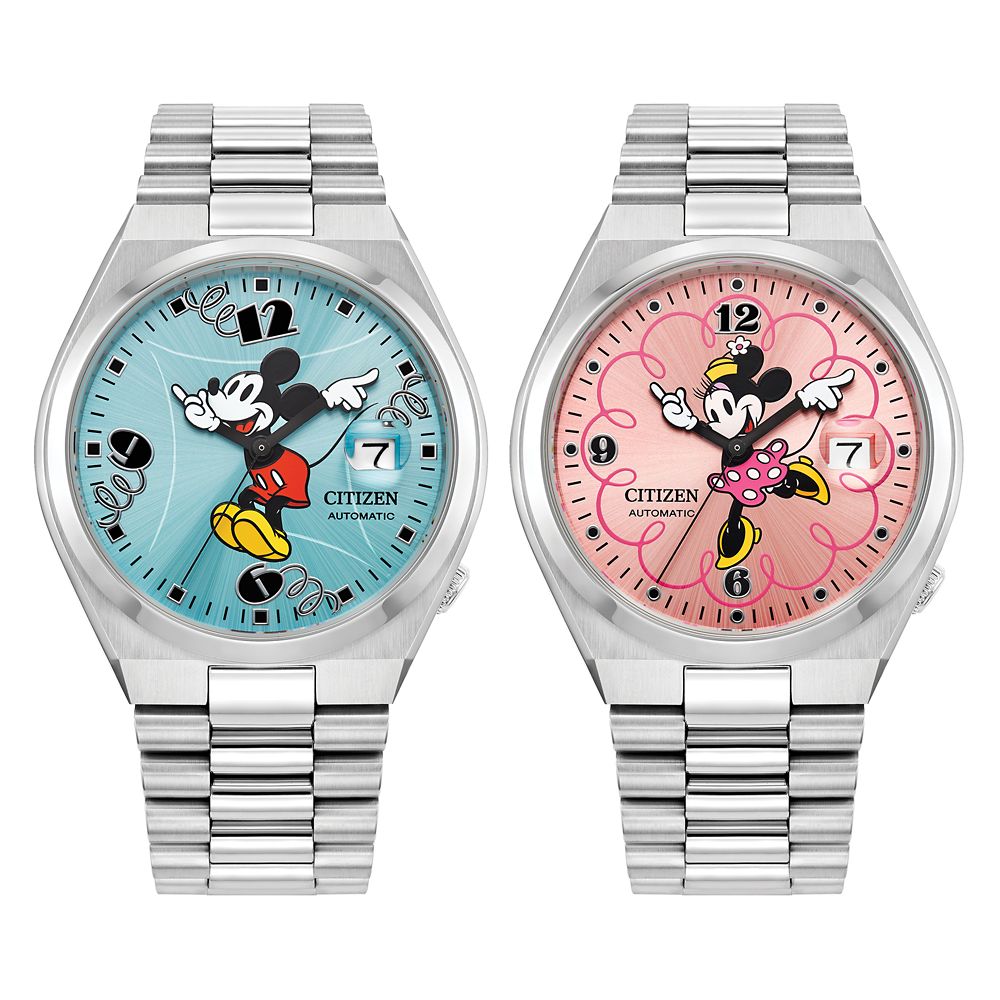 Mickey Mouse and Minnie Mouse Watch Set by Citizen