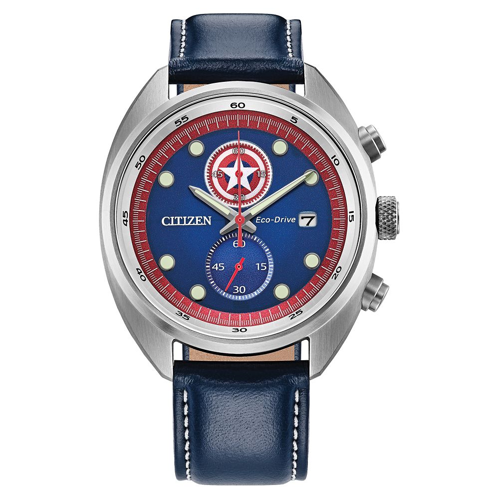Captain America 85th Anniversary Watch and Coin Set for Adults by Citizen