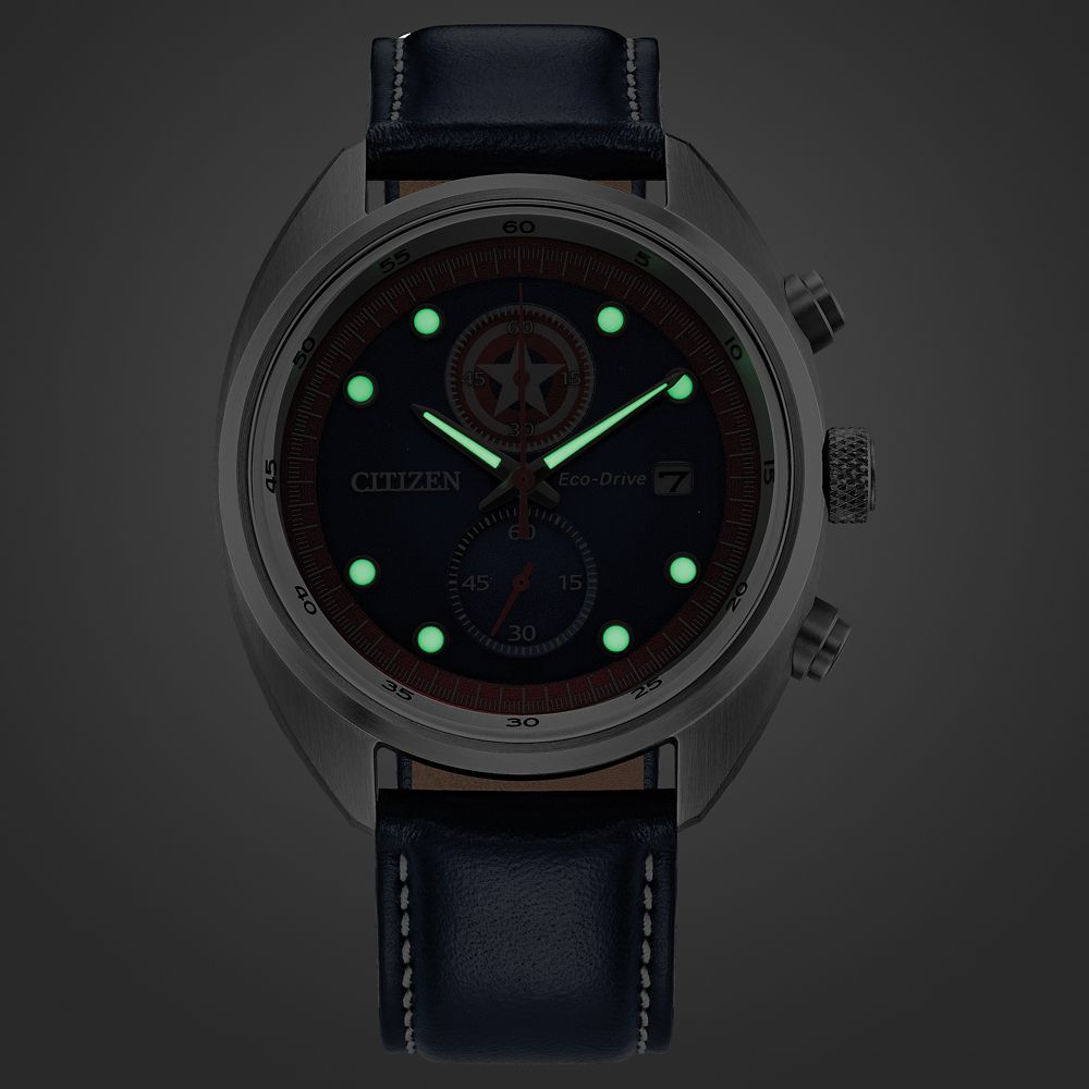 Captain America 85th Anniversary Watch and Coin Set for Adults by Citizen