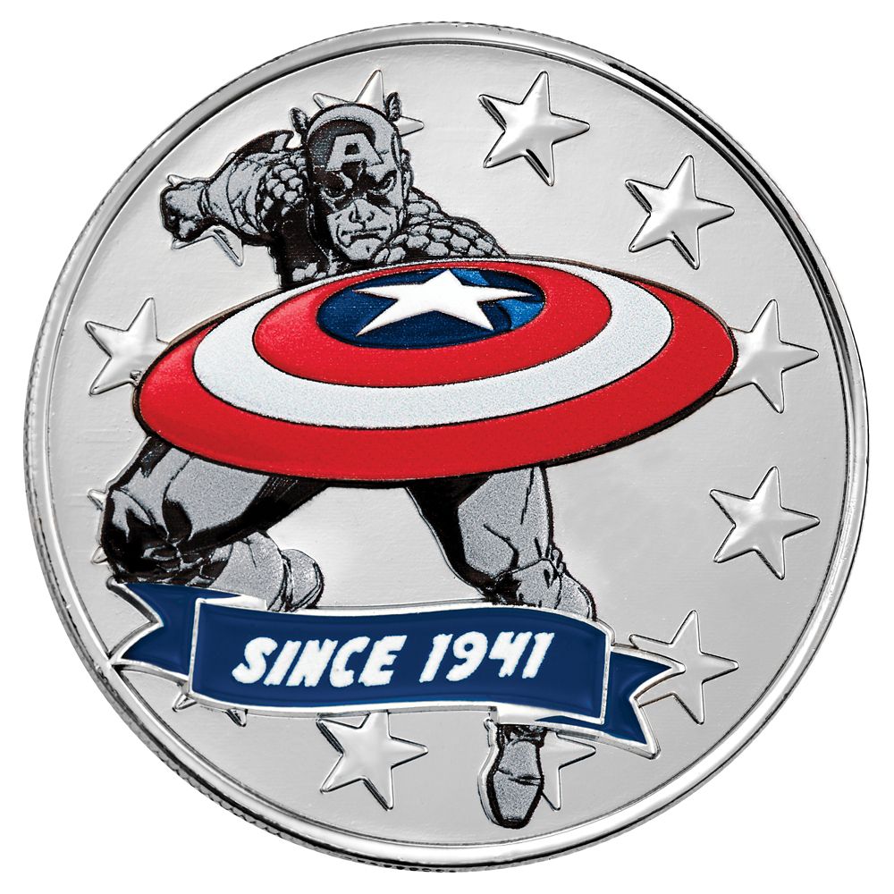 Captain America 85th Anniversary Watch and Coin Set for Adults by Citizen