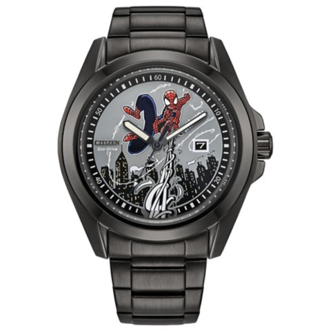 Citizen Spider-Man Watch and Pin Set by