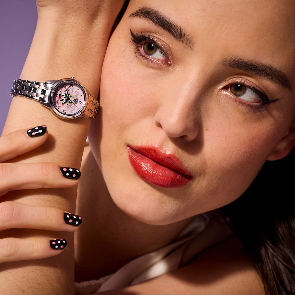 Mickey and Minnie Mouse Watch and Pin Set for Women by Citizen &ndash; Limited Edition